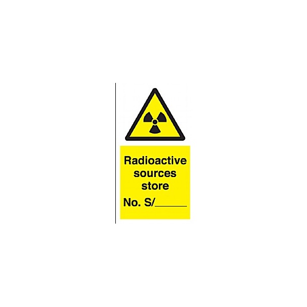Radioactive Sources Store No.S/ Sign