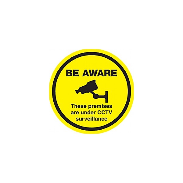 Be Aware These Premises Are Under CCTV Surveillance Sign