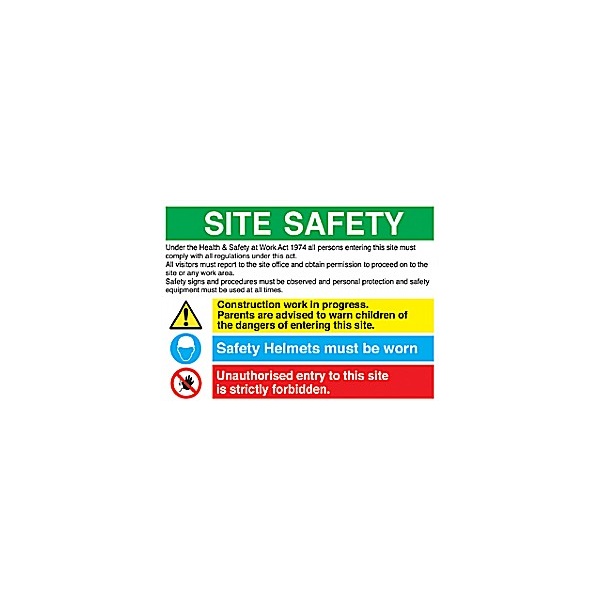 Site Safety Sign 1