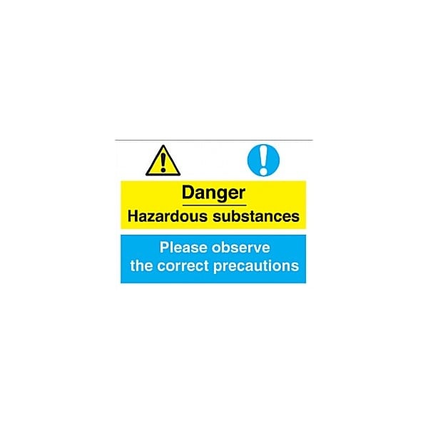 Danger Hazardous Substances Please Observe The Correct Precautions