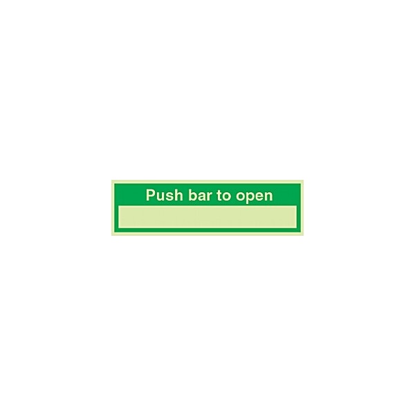Push Bar To Open Gemglow Sign