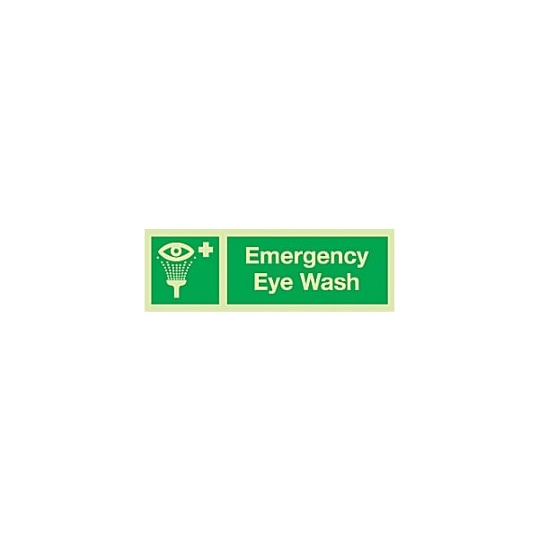 Emergency Eye Wash Gemglow Sign
