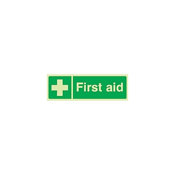 First Aid Gemglow Sign