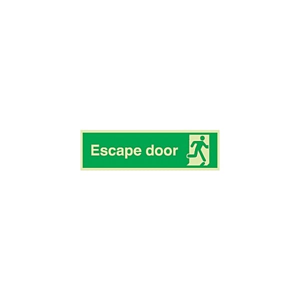 Escape Door Gemglow Sign