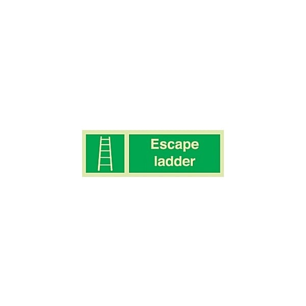 Escape Ladder Gemglow Sign