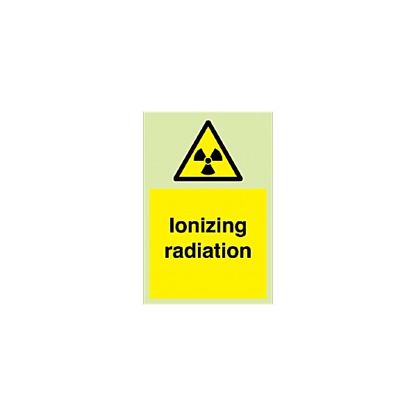 Ironizing Radiation Gemglow Sign