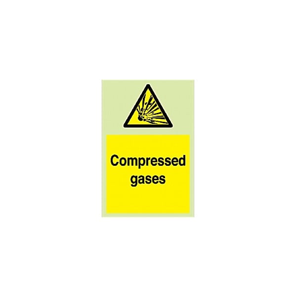 Compressed Gases Gemglow Sign