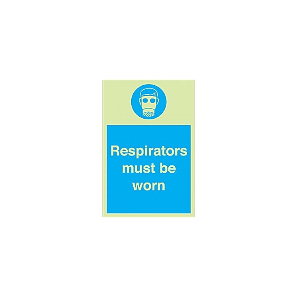 Respirators Must Be Worn Gemglow Sign