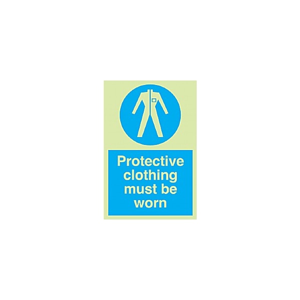 Protective Clothing Must Be Worn Gemglow Sign