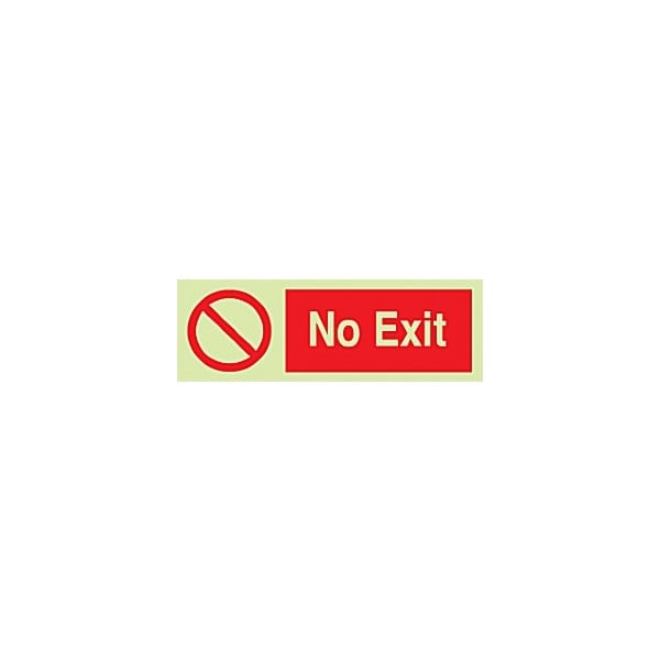No Exit Gemglow Sign