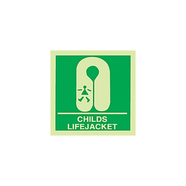 Gemglow Childs Life Jacket Sign