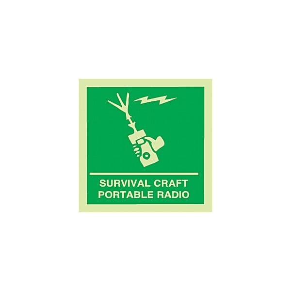 Gemglow Survival Craft Portable Radio Sign