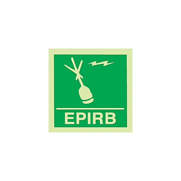 Gemglow EPIRB Sign Awareness & Safety Signs