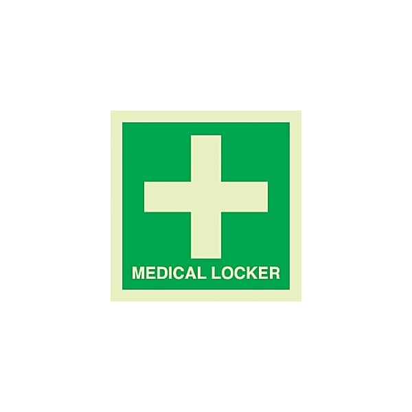 Gemglow Medical Locker Sign