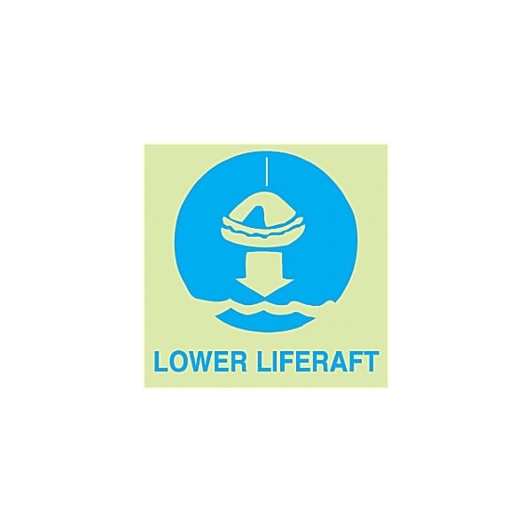 Gemglow Lower Liferaft Sign