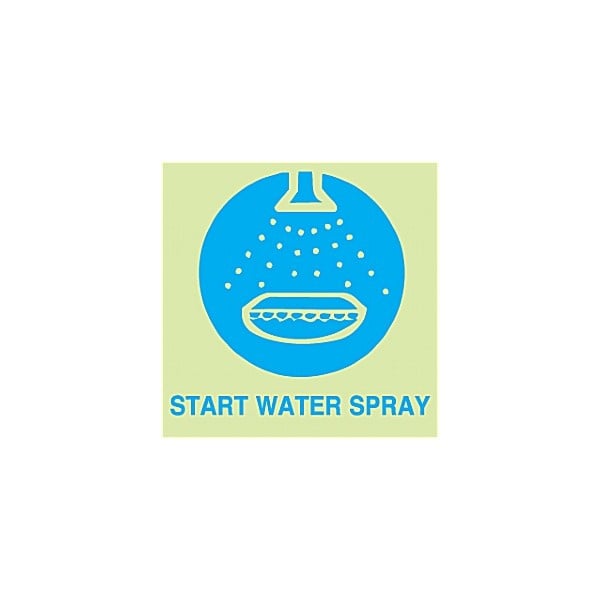 Gemglow Start Water Spray Sign