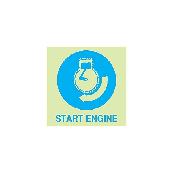 Gemglow Start Engine Sign