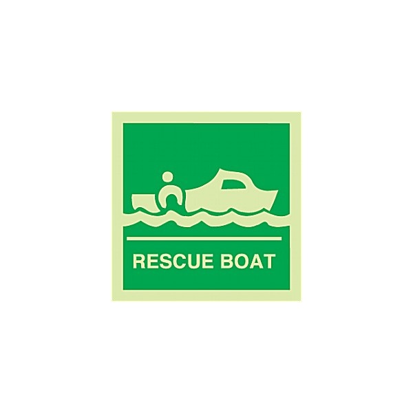 Gemglow Rescue Boat Sign