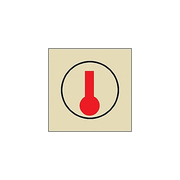 Gemglow Heat Detector Sign