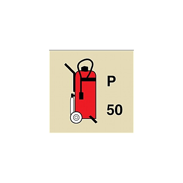 Gemglow Wheeled Fire Extinguisher Sign
