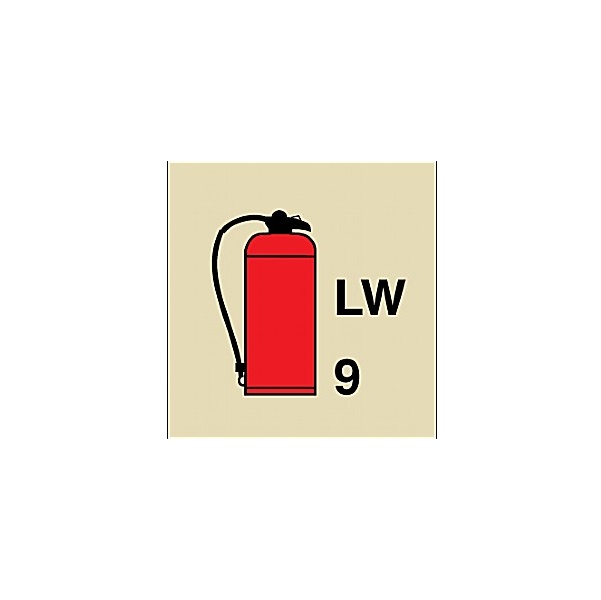 Gemglow Portable Fire Extinguisher Sign