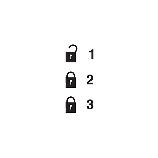 1 Open Lock x10 Awareness & Safety Signs