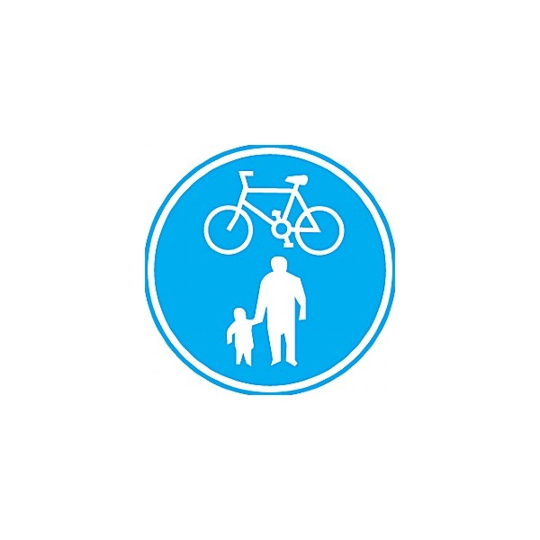 Cyclists And Pedestrians Sign