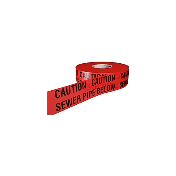 Caution Sewer Pipe Underground Tape Line Marking & Tapes