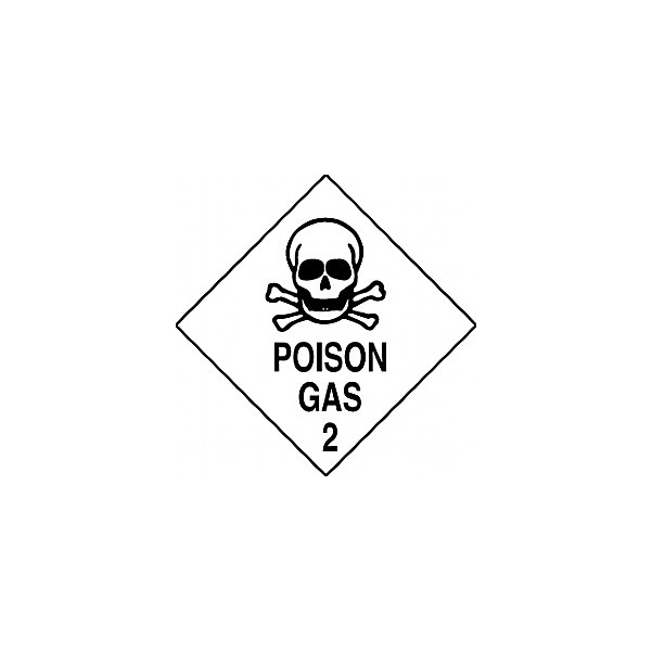 Poison Gas Hazchem And Transport Labels
