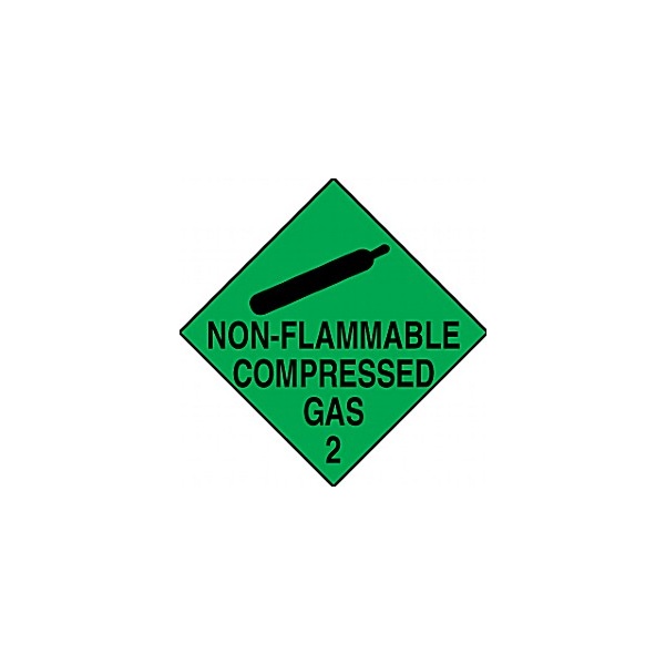 Non Flammable Compressed Gas Hazchem And Transport Labels