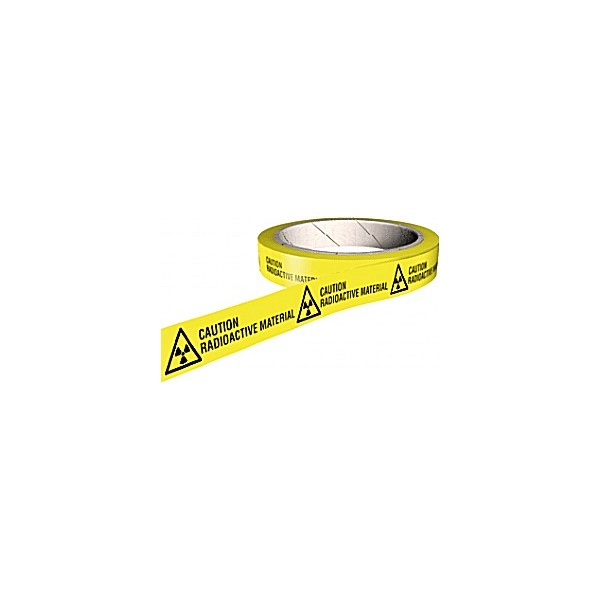 Caution Radioactive Material COSHH And Laboratory Tapes Line Marking