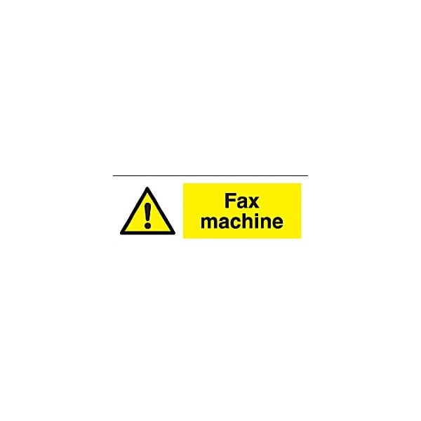 Fax Machine Socket Label