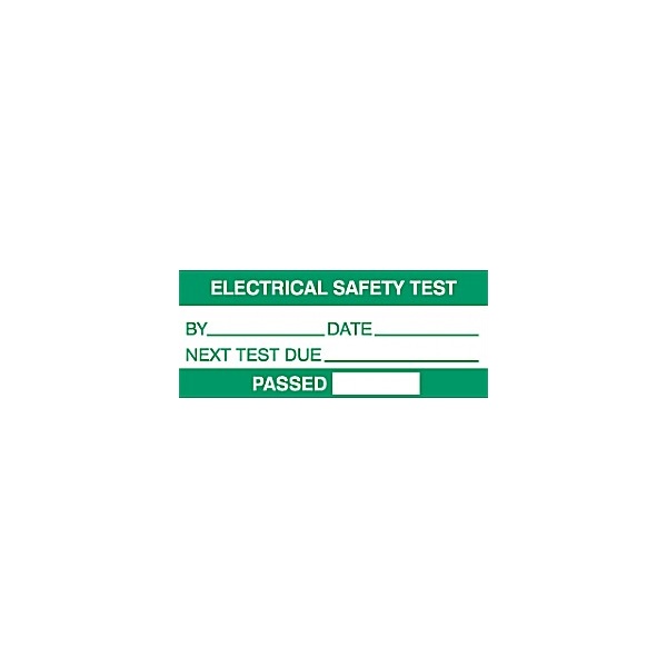 Electrical Safety Test Quality Labels