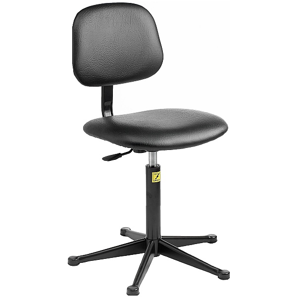 Static Dissipative Vinyl Chair With Glides