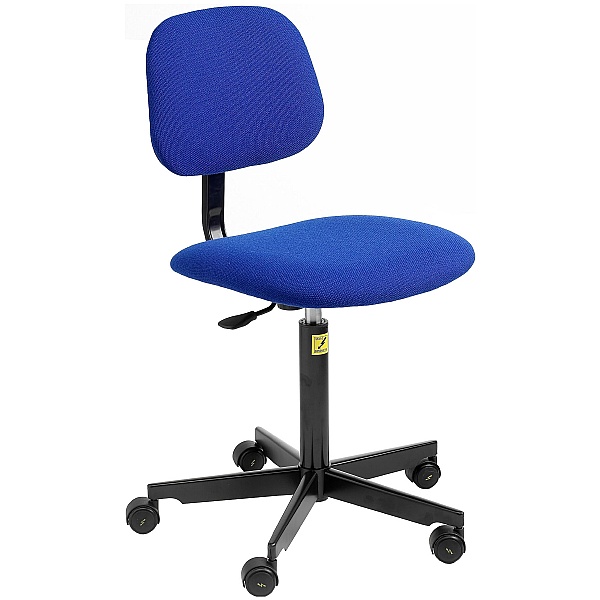 Static Dissipative Fabric Chair With Castors