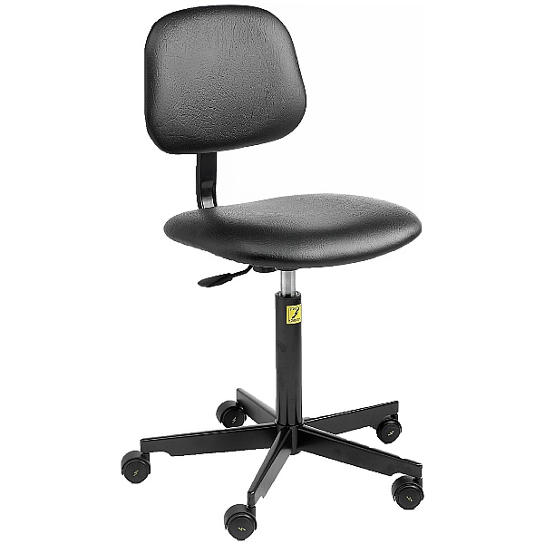 Static Dissipative Vinyl Chair With Castors