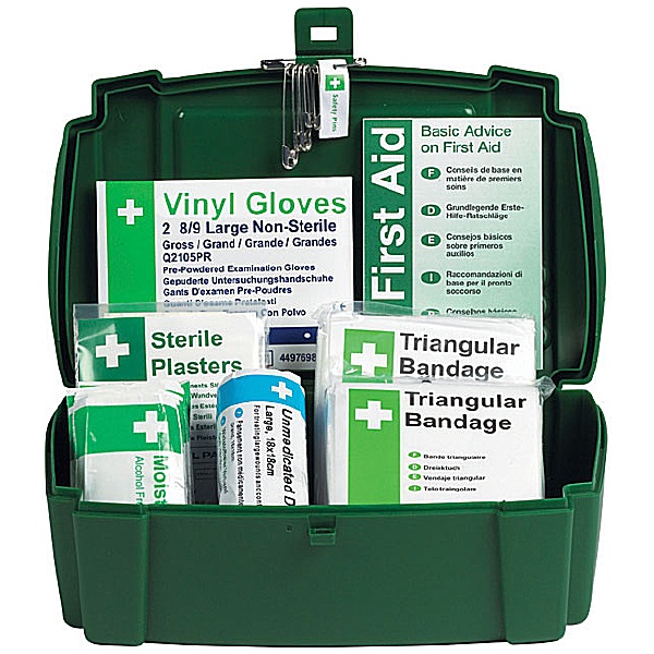 Travel First Aid Kit In Plastic Case