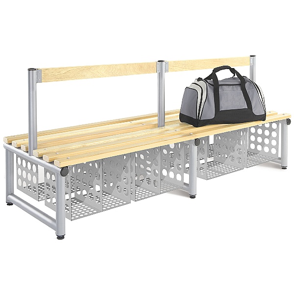 Cloakroom Bench Baskets