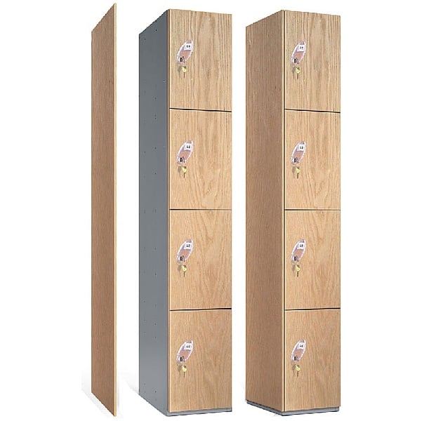 Timber Faced Lockers With ActiveCoat