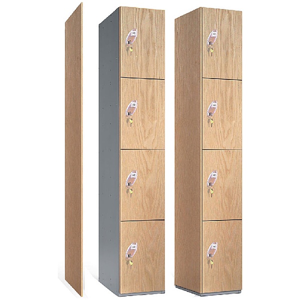 Timber Faced Lockers With ActiveCoat