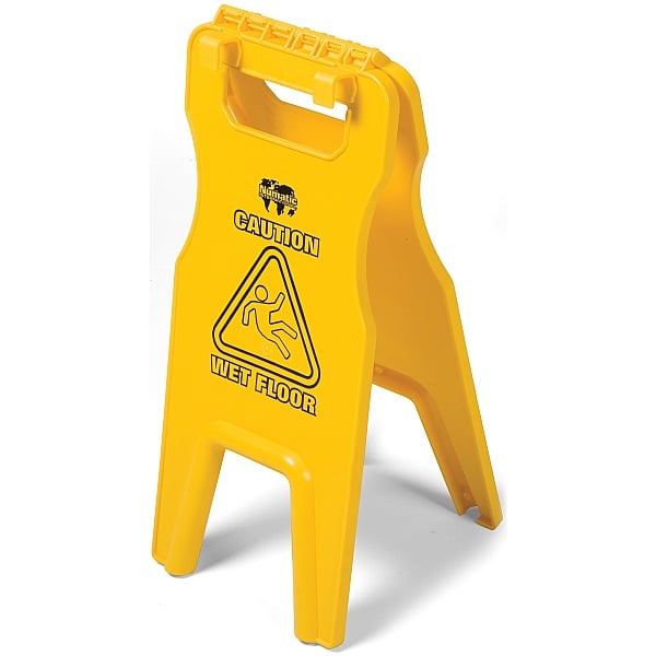 Numatic Wet Floor Sign With Tray Fix Hooks 629044