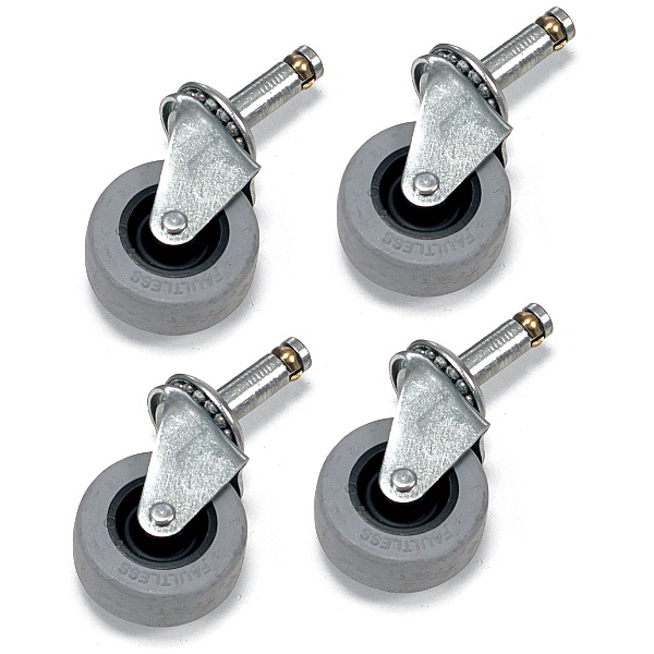 Numatic Set Of 4 50mm Grey Tyred Castors 628485