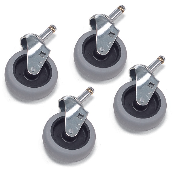 Numatic Set Of 4 75mm Grey Tyred Castors 628427