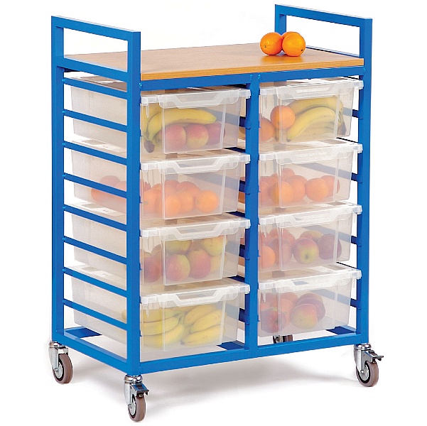 Fruit Trolley With 8 Deep Trays