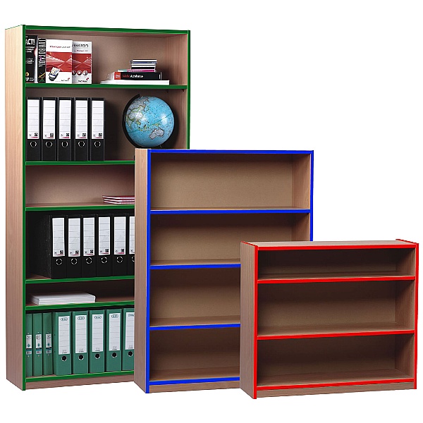 Coloured Edge Bookcases