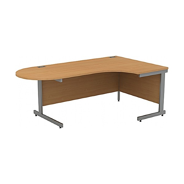 Alpha Plus Executive Radial D-end Executive Desk