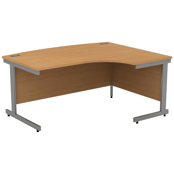 Alpha Plus Bow Front Ergonomic Desk