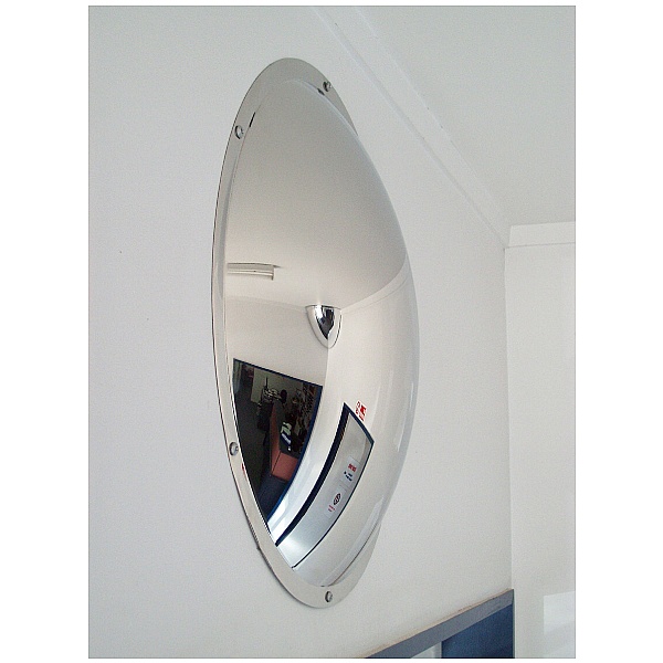 Anti Vandal Stainless Steel Subway Mirror