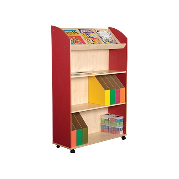 Three Shelf & Display Bookcase Unit