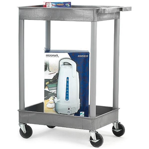 2 Shelf Deep Tray Service Trolley